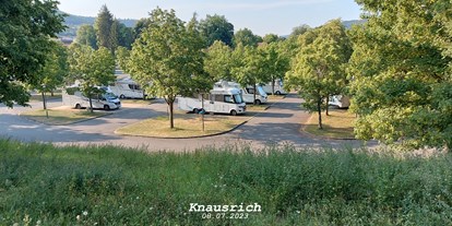 Motorhome parking space - Umgebungsschwerpunkt: Stadt - Bavaria - Wohnmobilstellplatz an der Schiffsanlegestelle