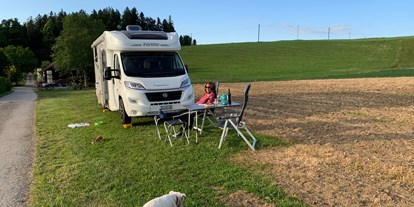 Reisemobilstellplatz - Hunde erlaubt: Hunde erlaubt - Schweiz - Natur pur! - Wichtrach Tannli
