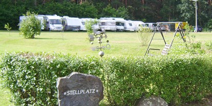Motorhome parking space - Art des Stellplatz: bei Gaststätte - Brandenburg - Wohnmobilstellplatz Camping-Nitschke