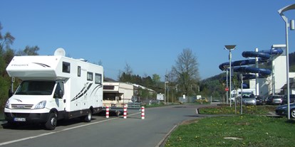 Motorhome parking space - Duschen - Sauerland - Olper Bäderbetriebe GmbH - Freizeitbad Olpe