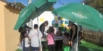 Motorhome parking space - Grauwasserentsorgung - Spain - Spiele für Kinder - Camping El Jardin