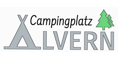 Motorhome parking space - Wohnwagen erlaubt - Lüneburger Heide - Campingplatz Logo - Campingplatz Alvern 