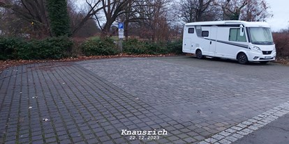 Motorhome parking space - Art des Stellplatz: bei Freibad - Dresden - Caravanstellplatz Großenhain