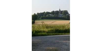 Reisemobilstellplatz - Art des Stellplatz: am Bauernhof - Deutschland - Blick auf den Scheersberg - Hansenhof Großquern