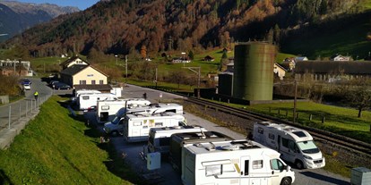 Reisemobilstellplatz - Stromanschluss - Schweiz - Luchsingen beim Bahnhof