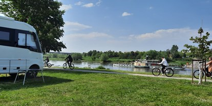 Reisemobilstellplatz - SUP Möglichkeit - Sachsen - Wasserplatz Pirna