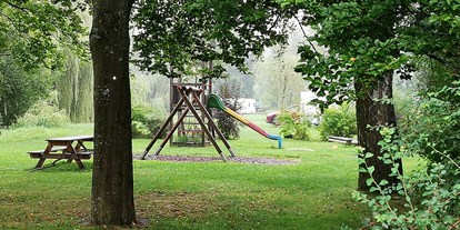 Reisemobilstellplatz - Hunde erlaubt: Hunde erlaubt - Niederösterreich - Spielplatz - Campingplatz Thayapark