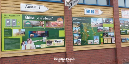 Motorhome parking space - öffentliche Verkehrsmittel - Thuringia - Wohnmobilhafen "Gessenpark"