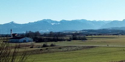 Reisemobilstellplatz - Umgebungsschwerpunkt: Berg - Aschau im Chiemgau - Familienfreundlicher Stellplatz mit Panorama-Bergblick 