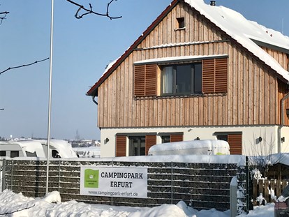 Motorhome parking space - Wintercamping - Germany - Campingpark Erfurt