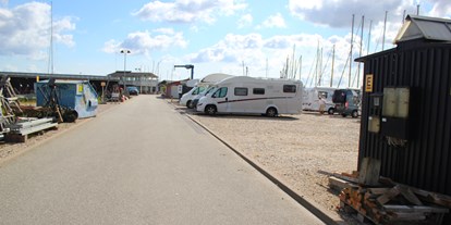 Reisemobilstellplatz - Umgebungsschwerpunkt: Meer - Landskrona - Stellplätze am Hafen - Svanemøllehavnen