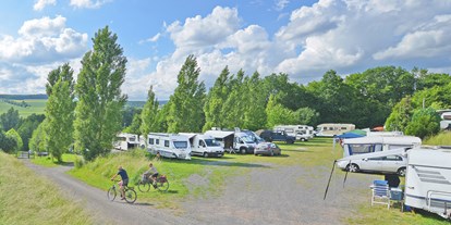 Motorhome parking space - Art des Stellplatz: im Campingplatz - Bavaria - Wohnmobilstellplatz - Naturcamp Thulbatal