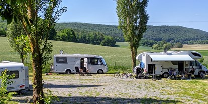 Motorhome parking space - Art des Stellplatz: im Campingplatz - Franken - Wohnmobilstellplatz - Naturcamp Thulbatal