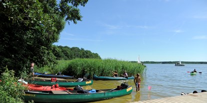 Reisemobilstellplatz - Umgebungsschwerpunkt: Fluss - Wohnmobilpark Havelberge am Wobliltzsee- Groß Quassow