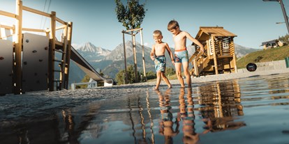 Reisemobilstellplatz - Grauwasserentsorgung - Schweiz - Kinderplantschbecken Seepark Augstbord - Seepark Augstbord, Unterbäch