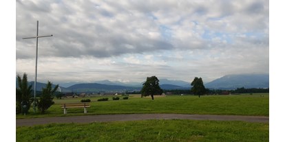 Reisemobilstellplatz - Umgebungsschwerpunkt: am Land - Immensee - Panorama-Bänkli - Alp-Panorama