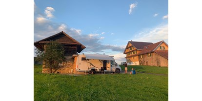 Reisemobilstellplatz - Wohnwagen erlaubt - Schweiz - Stellplatz "Pilatusblick" - Alp-Panorama
