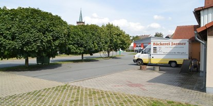 Motorhome parking space - Stromanschluss - Oberlausitz - Bäckerei Jarmer