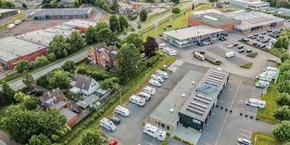 Motorhome parking space - öffentliche Verkehrsmittel - Schleswig-Holstein - Luftaufnahme  - Premium Mobilpark Gettorf 