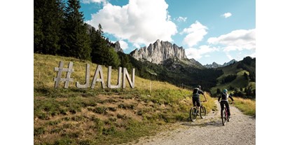 Reisemobilstellplatz - Wintercamping - Jaun - Per Bike und E-Bike kann die tolle Region erkundet werden.  - Gastlosen Camp Area Jaun