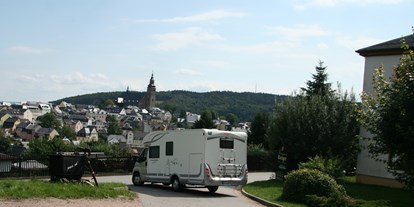 Reisemobilstellplatz - Art des Stellplatz: bei Gaststätte - Sachsen - Caravaning am Berghotel Steiger