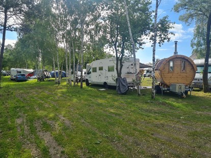 Motorhome parking space - Cottbus - Camp Casel - Das Feriendorf für Camping und Wohnen am Gräbendorfer See