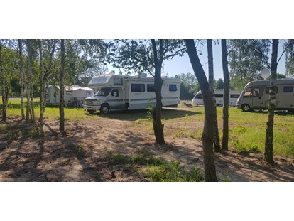 Motorhome parking space - Senftenberg (Landkreis Oberspreewald-Lausitz) - Camp Casel - Das Feriendorf für Camping und Wohnen am Gräbendorfer See