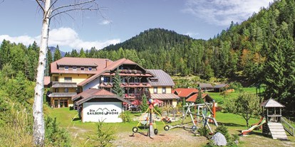 Reisemobilstellplatz - Sauna - Greifenburg - Hausansicht Sommer - Caravan und Hotel Reisemobilstellplatz Gailberghöhe