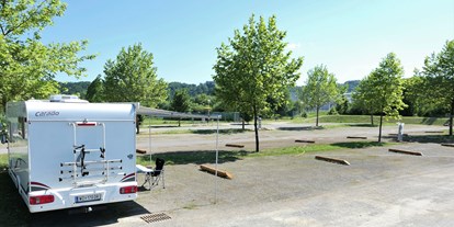 Motorhome parking space - Stromanschluss - Austria - Wohnmobilstellplatz Siniwelt