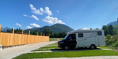 Motorhome parking space - Wohnwagen erlaubt - Alpenregion Nationalpark Gesäuse - Stellplatz Richtung Buchstein - Panoramaeck Sankt Gallen