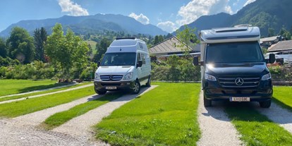 Motorhome parking space - Stromanschluss - Alpenregion Nationalpark Gesäuse - Panoramaeck Sankt Gallen