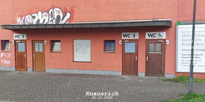 Reisemobilstellplatz - Entsorgung Toilettenkassette - Geisa - Parkplatz Weimarer Straße