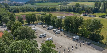 Reisemobilstellplatz - Art des Stellplatz: ausgewiesener Parkplatz - Külsheim - Wohnmobilstellplatz Bad Mergentheim