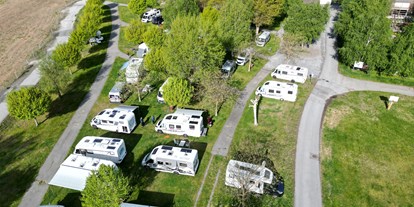 Motorhome parking space - Umgebungsschwerpunkt: Fluss - Switzerland - Stellplatz Lampertji 6 Gampel