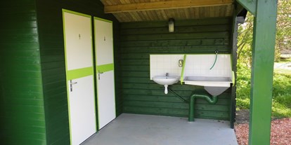 Reisemobilstellplatz - Entsorgung Toilettenkassette - Friesland - Camping Taniaburg