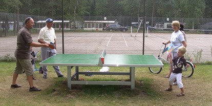 Motorhome parking space - Spielplatz - Belgium - Tennis und Tischtennis - Camping De Binnenvaart