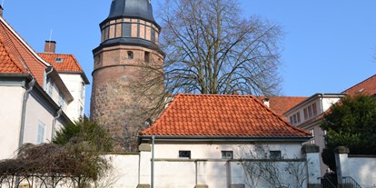 Motorhome parking space - Damme (Vechta) - Diepholzer Schloss - Wohnmobilstellplatz Am Heldenhain