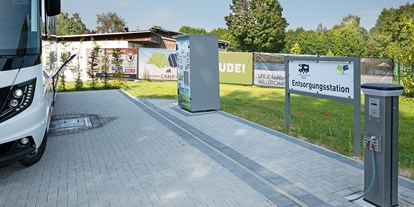 Reisemobilstellplatz - Stromanschluss - Wäller Camp Wohnmobilhafen
