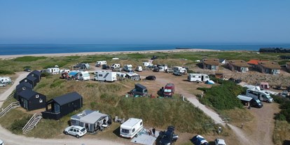 Motorhome parking space - Umgebungsschwerpunkt: Strand - North Jutland - Aussicht Vorupør camping - Vorupør Camping