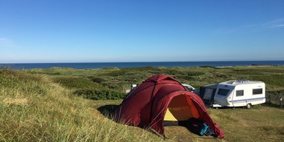 Reisemobilstellplatz - Umgebungsschwerpunkt: Meer - Dänemark - Vorupør camping Zeltplatz. Cool Hawaii - Vorupør Camping