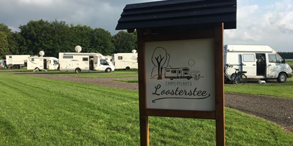 Reisemobilstellplatz - Art des Stellplatz: bei Gewässer - Kropswolde - Camperplaats Loosterstee - Camperplaats Loosterstee