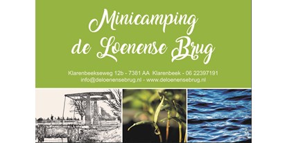 Reisemobilstellplatz - WLAN: am ganzen Platz vorhanden - Nunspeet - Minicamping de Loenense Brug