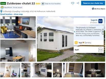 Reisemobilstellplatz - Umgebungsschwerpunkt: See - Urk - Campercamping 't Seleantsje Molkwerum