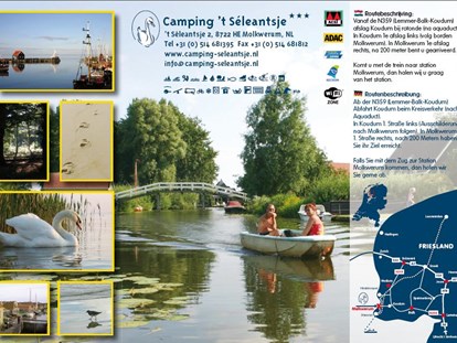 Motorhome parking space - Angelmöglichkeit - Friesland - Campercamping 't Seleantsje Molkwerum