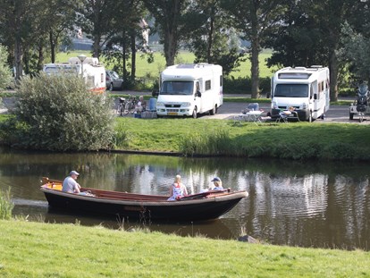 Reisemobilstellplatz - Umgebungsschwerpunkt: Fluss - Wieringerwerf - Campercamping 't Seleantsje Molkwerum