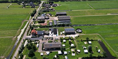 Motorhome parking space - Wohnwagen erlaubt - Netherlands - Drone :)  - Camping Boerderij Hazenveld