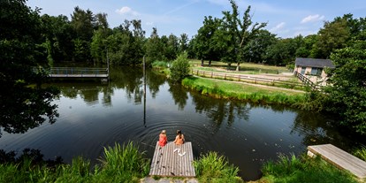Reisemobilstellplatz - Swimmingpool - Veluwe - fishpond - Camping Recreatiepark De Lucht