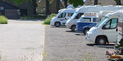 Motorhome parking space - Stromanschluss - Friesland - Camperplaats bij camping De Braamberg