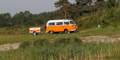 Motorhome parking space - Stromanschluss - Drenthe - Camping Landgoed Borkerheide