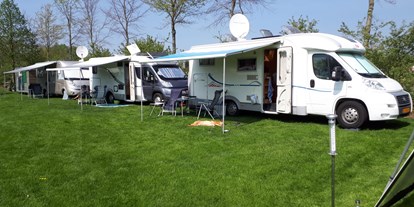 Motorhome parking space - Grauwasserentsorgung - North Brabant - Campers zijn ook van harte welkom! - Minicamping de Heibloem